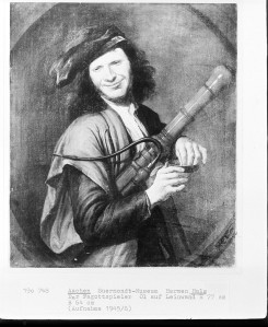 Fagottspieler. Harmen Hals (1611-1669).