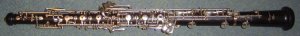 Oboe moderno de la firma Marigaux.